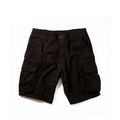 Black Vintage Paratrooper Cargo Shorts (S to XL)